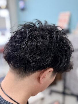 サムズヘア(Sam's hair) メンズカットツーブロックスパイラルパーマ