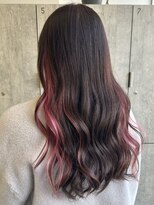 アース 流山おおたかの森店(HAIR&MAKE EARTH) ピンクインナーカラー
