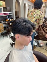 アース いわき店(HAIR&MAKE EARTH)&nbsp;爽やかナチュラルセンターパート×フェード