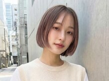 新宿でレイヤーカットやボブとダブルカラーが人気[新宿/ブリーチ/前髪カット/インナーカラー/ハイライト］
