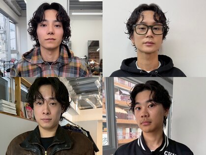 PARKiiiNG 心斎橋 ブリーチ/ダブルカラー/パーマ/メンズ【パーキング】の写真