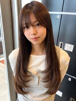 インク サカエ(inq sakae) ブリーチなしダブルカラー/ブラウン/レイヤーカット