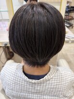 アッシュ 仙川店(Ash)&nbsp;仙川40代50代60代絶壁解消前髪小顔前下がりショートボブ骨格補正
