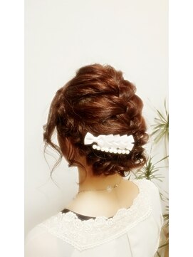 にしはら 美容室 編み込みセット