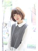 ゆるふわ愛され系☆バルーンショートボブで女子力アップ!!