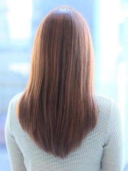 ローズエス 三川店(Rose's)の写真/【ミストの力でより深く&髪の芯からしっとり☆サラサラ水縮毛矯正】柔らかく自然な仕上がりに♪