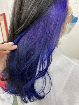 ノラ シンディ(NORA CYNDY) ブルー&バイオレットインナーグラデーション☆