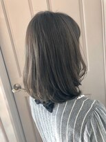 ロンドアベニール 北千住(Lond avenir)&nbsp;大人可愛い内巻きロブ☆グレージュ