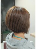 手ぐしで簡単☆前下がりボブ