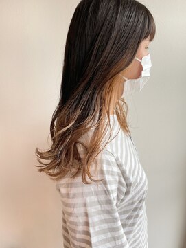 ツイギー 宮西店(TWiGGY) 夏カラー、インナーカラー×グラデーション