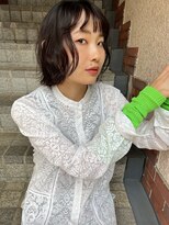 イイナヘアガレージ(117)&nbsp;【117hairgarage】抜け感_無造作パーマボブ♪