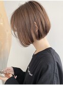 【なかじま ひびき】コンパクトなワンレンボブ