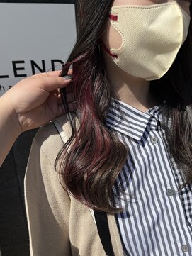 ブレンドバイハピネス(Blend by happiness) インナーカラー/イヤリングカラー/髪質改善/KAORU