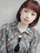 レクタ(RECTA)&nbsp;斜めバングレージュカラーデザインカラーシルキーベージュボブ4