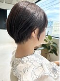 襟足の束感◎丸み◎大人可愛い◎【シンプルショート】
