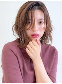 大人かわいい韓国フリンジウェーブ[大人可愛い 20代 30代 40代]