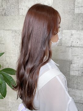 リサ グランシェ(RISA granche) テラコッタオレンジ×ワンカラー×ロング