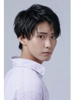 アース 鶴見店(HAIR&MAKE EARTH)&nbsp;黒髪アッシュ×マッシュウルフ