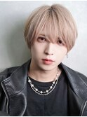 【シルクショート】ミルクティーベージュ