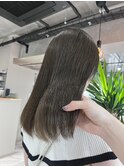 ブリーチなしオリーブベージュ