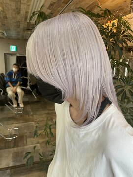 クラン バイ ナチュラル(clan by Natural) ホワイトカラー/メンズウルフ/ハイトーンウルフ @seiji_1027_