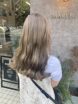 マーレ(MARLE./) ワンブリーチミルクティーベージュ