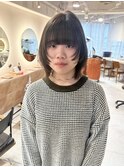 顔周りカット　レイヤーカット　ウルフ　ボブ　横浜