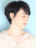 40代50代小顔前髪イメチェンアンブレラカラーショート
