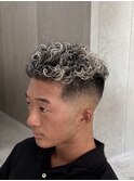 極道パーマ/メッシュパーマ/ホワイトメッシュ
