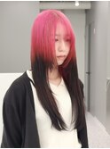 ルーツカラー/蛍光ピンク