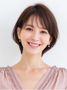 ヘアーアンドリラクゼーション エシア(hair&relaxation ecia) 小顔シルエット×ショートボブ