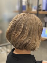 アシャベース 芦屋(asha VaSE)&nbsp;20代30代40代◇丸みショートボブ/透明感カラー/ミニボブ