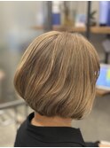 20代30代40代◇丸みショートボブ/透明感カラー/ミニボブ