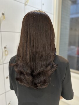 ラウレア(LAULEA) コテ巻き風パーマ/韓国風パーマ/デジタルパーマ/マロンベージュ