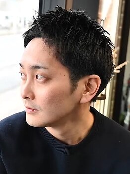 ヘアステーション アンド(Hair Station And)の写真/【平日は21時までOK/駐車場有】悩みに合わせたクーポンを多数ご用意！いつ見ても崩れてない、デキる男性に