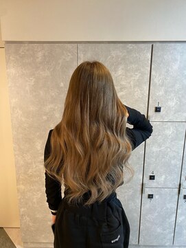 ガルボヘアー 心斎橋店(garbohair) 心斎橋×肌馴染み抜群自然に垢抜けエクステベージュロング