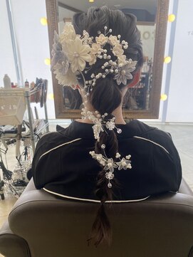 コワファースト 大分(COIFF1RST) 成人式/編みおろしスタイル/振袖