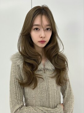 ユーフォリア 銀座(Euphoria) イメチェン 2wayバング 韓国ヘア ロングレイヤー 小顔 前髪