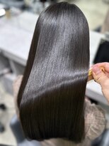 キュア 表参道(CURE) 黒髪/グレージュカラー/ココアベージュ/ヘルシーロング/表参道