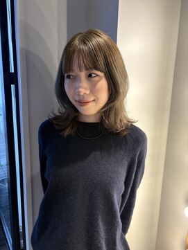 ヌープヘアーアイス(NUUP.hair ici) ★ブリーチなしダブルカラーオリーブベージュアッシュブラウン