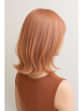 ミー 岡崎(mii) miiピーチベージュ[岡崎/稲熊/ブリーチ/デザインカラー]