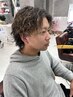 『men's』カット＋ツイストパーマ＋TR　￥8980
