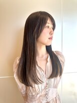 リノア 鵠沼海岸(LINOA)&nbsp;ダークアッシュ/似合わせカット/ミディアムレイヤー