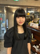ギフトサニーサイド(gift sunny side)&nbsp;透明感ブラック＊ぱつっとヘア