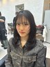 前髪髪質改善ストレート+カット+トリートメント¥9900/今里/鶴橋