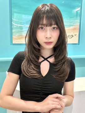オーロ 塚口店(ORO) 韓国風くびれミディ×シースルーバング