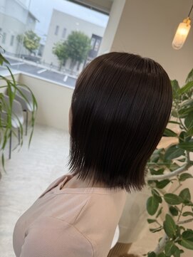アンレーベル(Unlabel) 切りっぱなしボブ