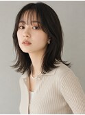 ミディアム髪型20代30代40代50代前髪あり前髪なし面長丸顔蕨駅