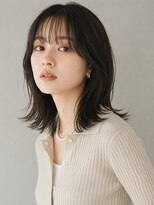 ユニット 蕨西口店(UNIT)&nbsp;ミディアム髪型20代30代40代50代前髪あり前髪なし面長丸顔蕨駅