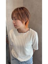 リエンス(RIENS) 【RIENS】ショートウルフ×インナーカラーオレンジ×木村康二